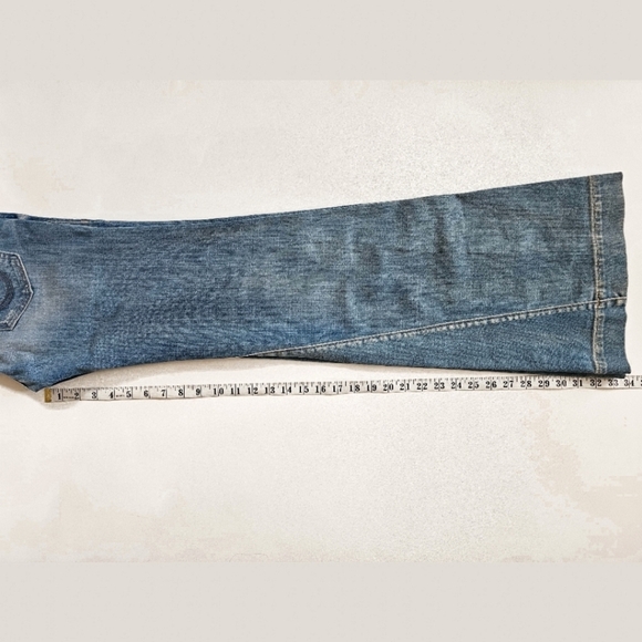 True Religion 2015 Jessie Flare Mid Rise Vintage in Sea Glass Clean NWT - Picture 11 of 11